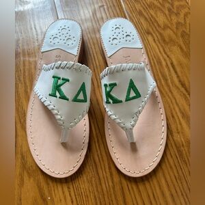 New in box Jack Rogers Kappa Delta sandals